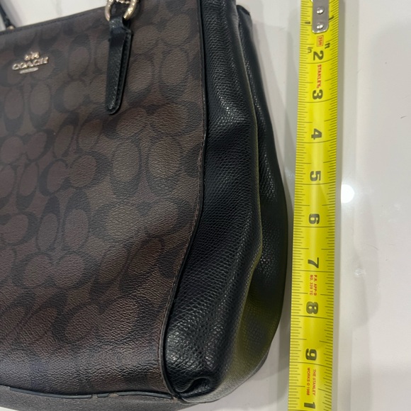 Coach Signature Small Christie Carryall F58291 Brown/Black - Picture 16 of 16